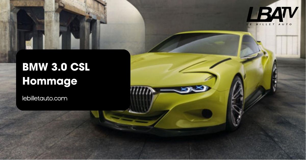 BMW 3.0 CSL Hommage