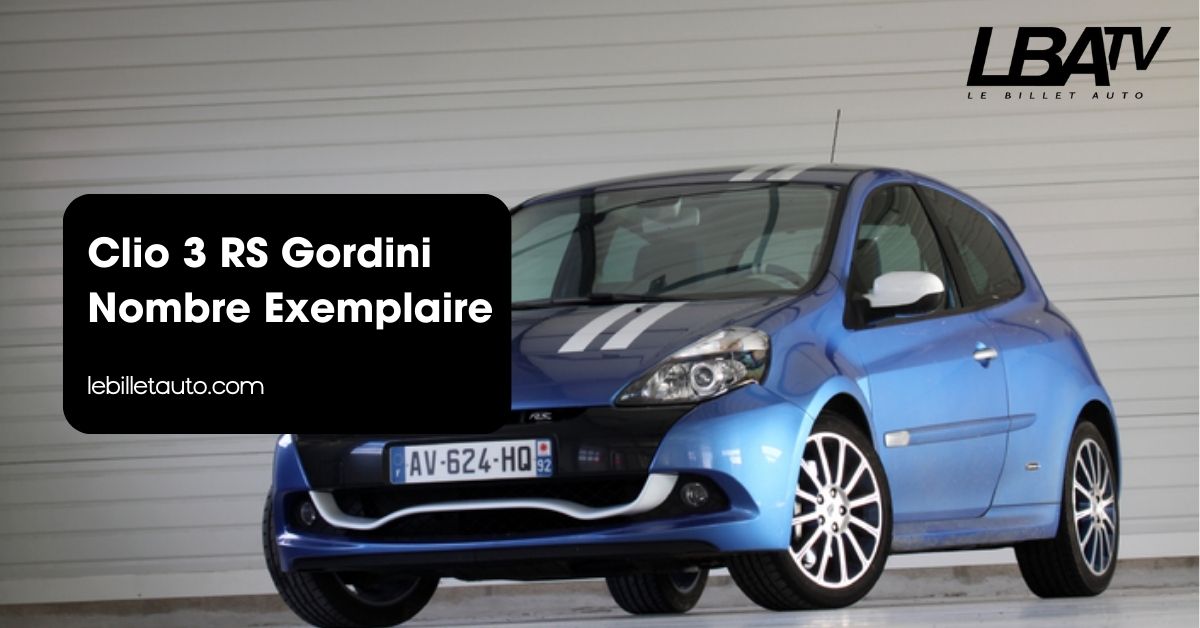Clio 3 RS Gordini Nombre Exemplaire