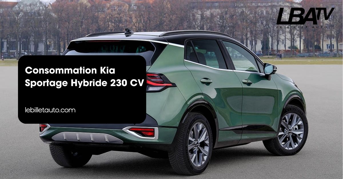 Consommation Kia Sportage Hybride 230 CV