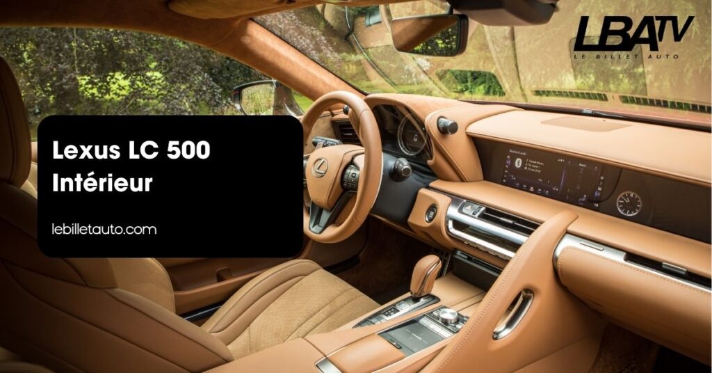 Lexus LC 500 Intérieur