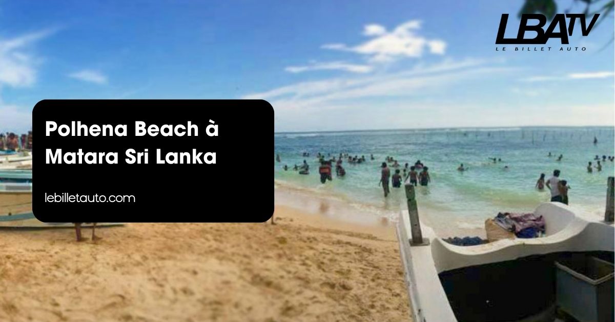 Polhena Beach à Matara Sri Lanka