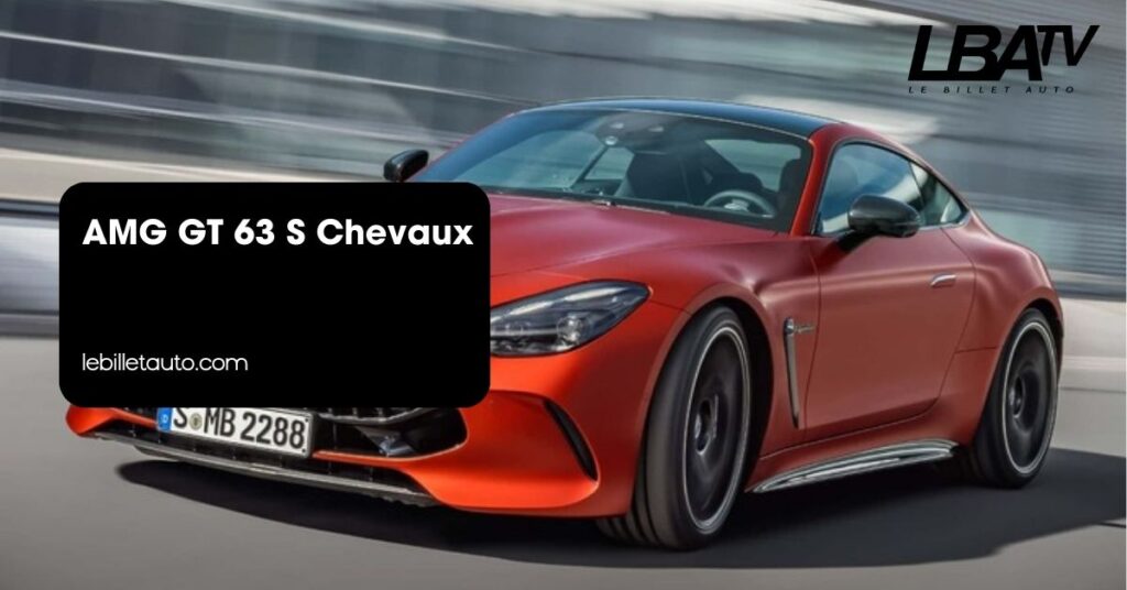AMG GT 63 S Chevaux