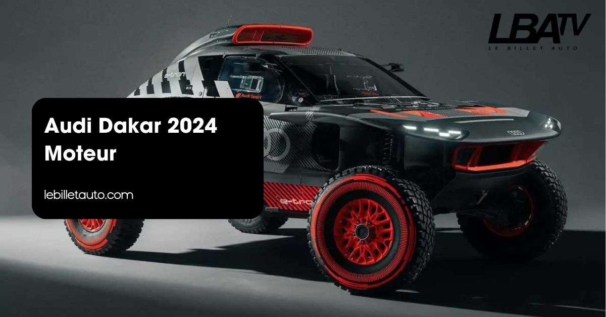 Audi Dakar 2024 Moteur