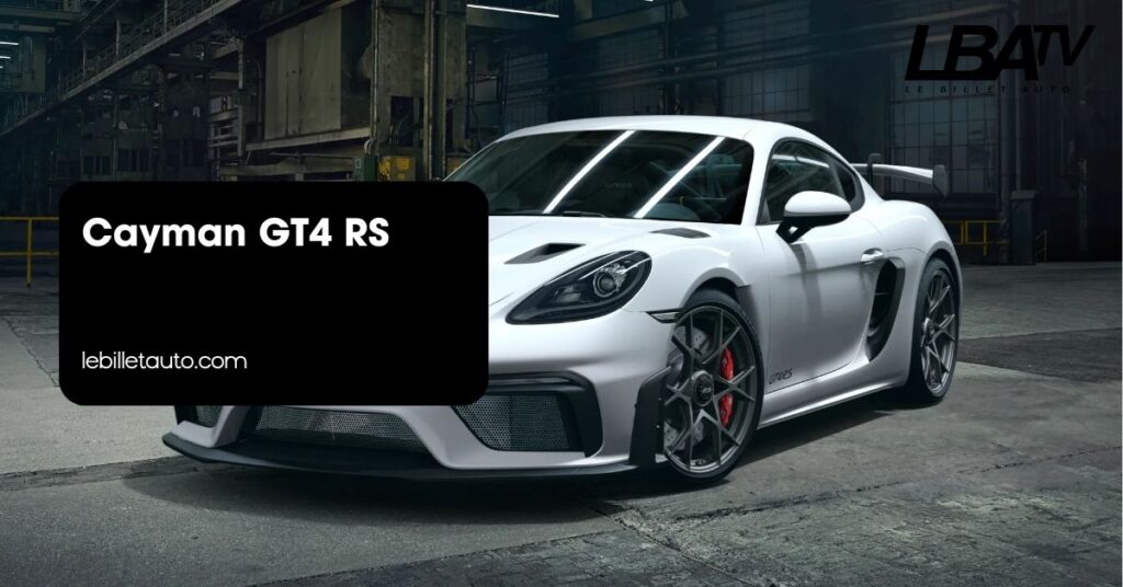 Cayman GT4 RS