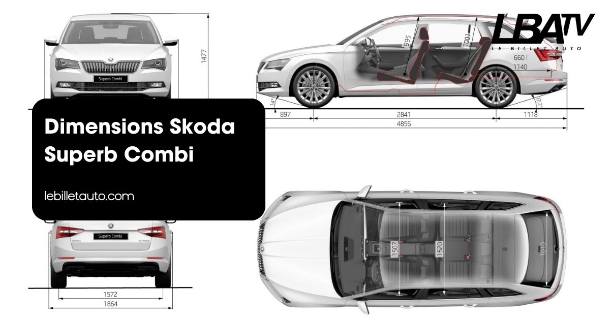 Dimensions Skoda Superb Combi