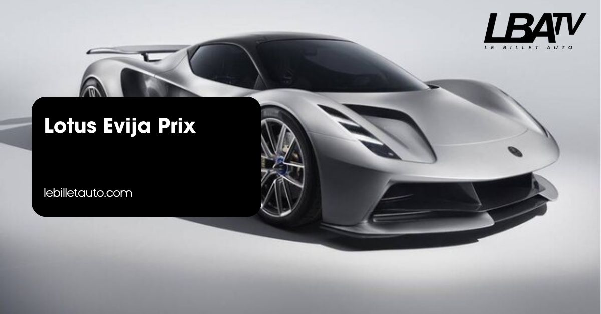 Lotus Evija Prix