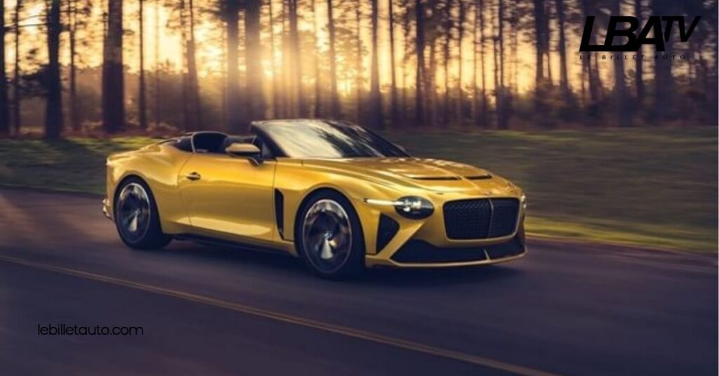 Découvrez la Bentley Mulliner Bacalar : Luxe, Artisanat et Exclusivité à l'État Pur 1 Présentation de la Bentley Mulliner Bacalar