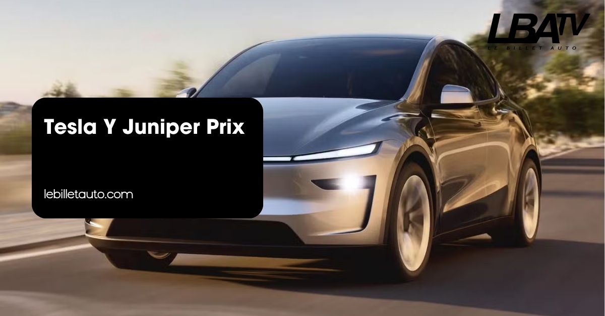 Tesla Y Juniper Prix