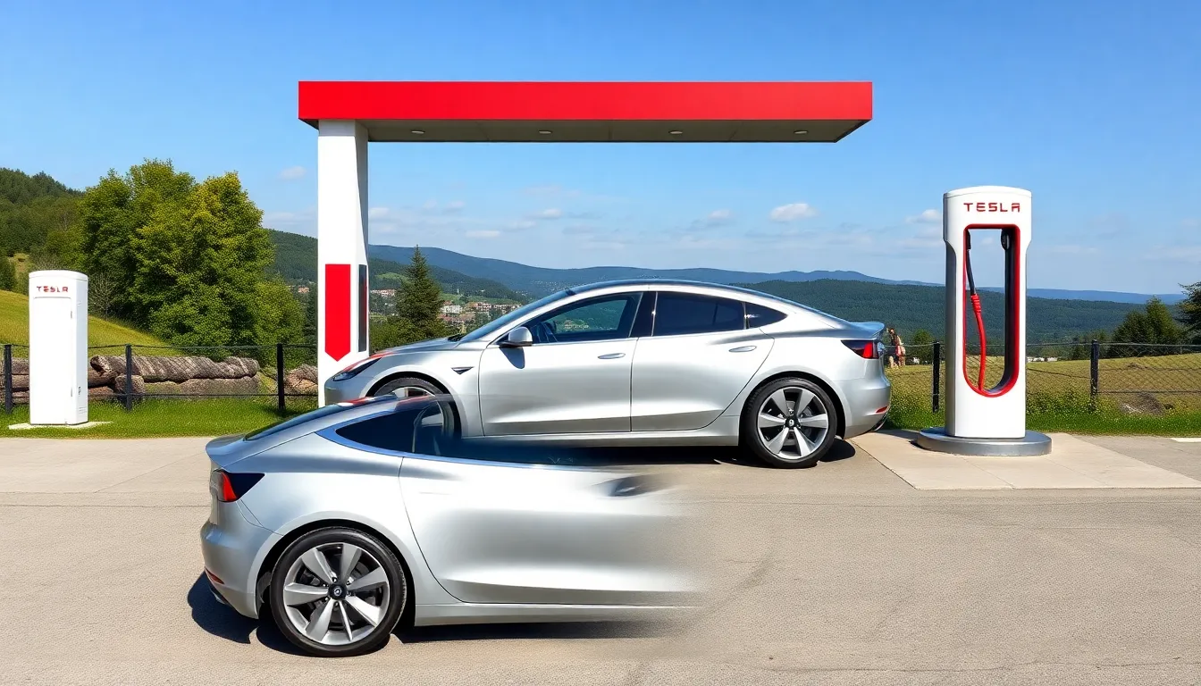 2 essais tesla model 3