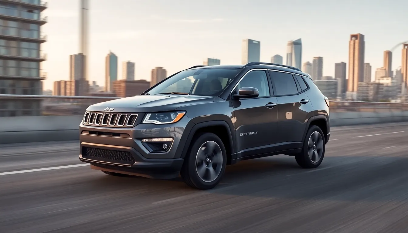 essai jeep compass hybride