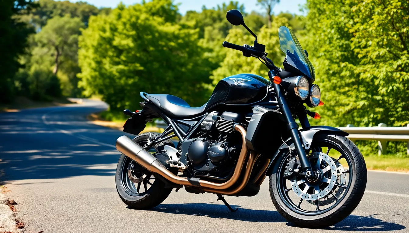 4 essai triumph trident 660