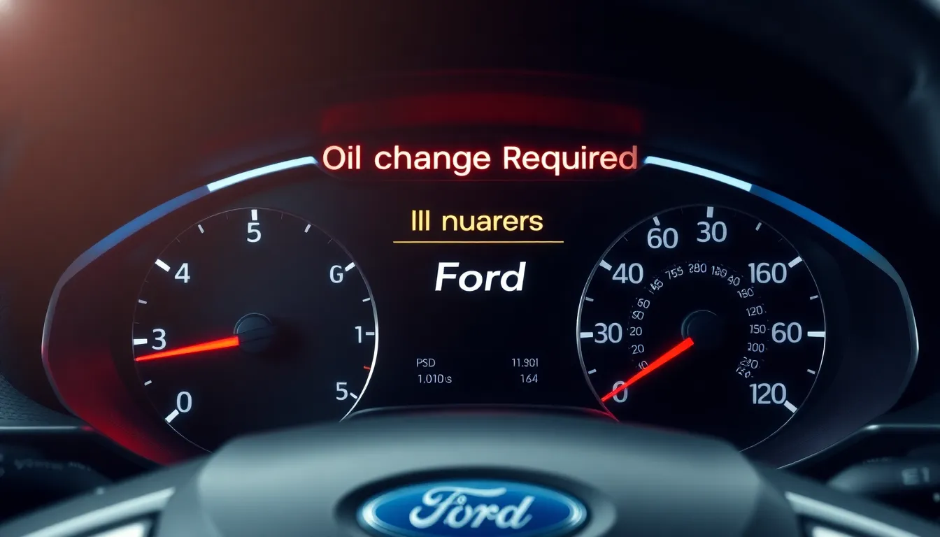 4 message vidange huile moteur necessaire ford