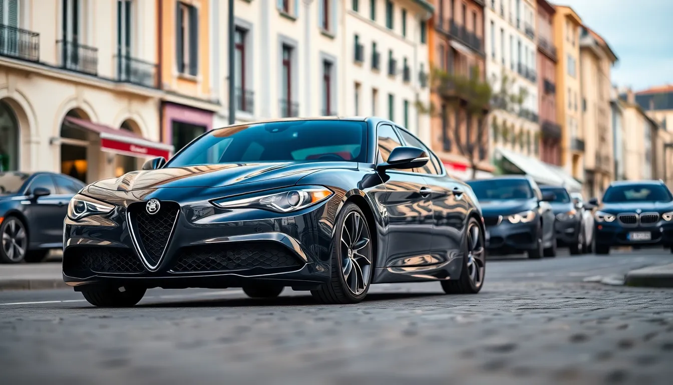 Essai Alfa Romeo Giulia : La berline italienne face aux références allemandes 6 5 essai alfa romeo giulia